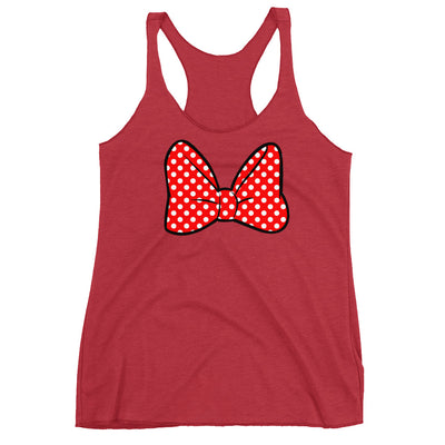 Bow Womens Red Racerback Tank
