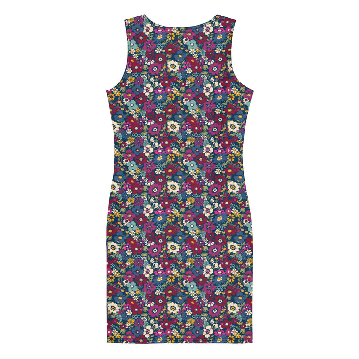 London Floral Sleeveless Mini Dress