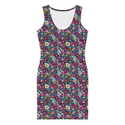 London Floral Sleeveless Mini Dress