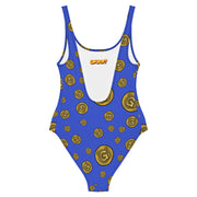 Gummi Blue One-Piece Swimsuit