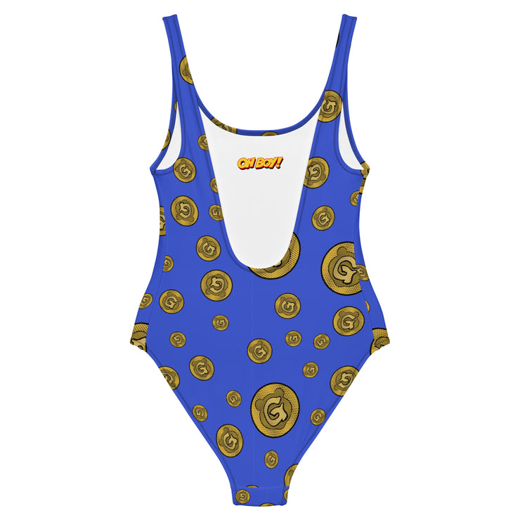 Gummi Blue One-Piece Swimsuit