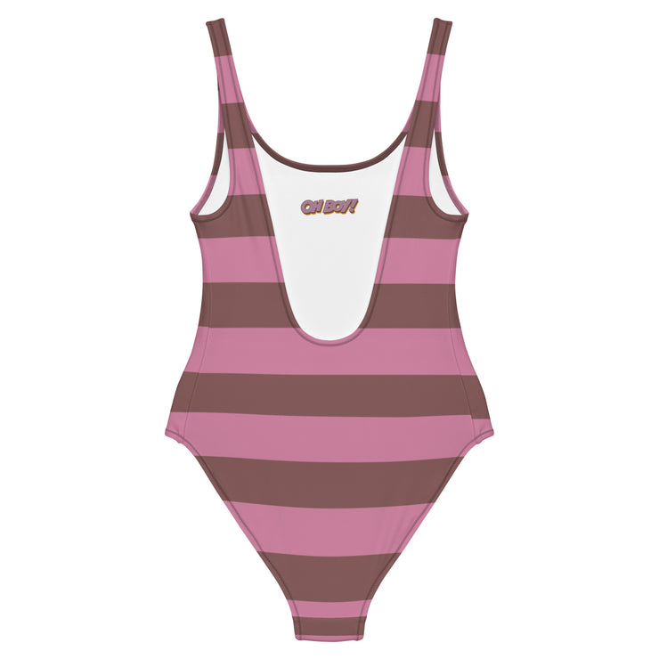 Cheshire Stripe One-Piece Swimsuit