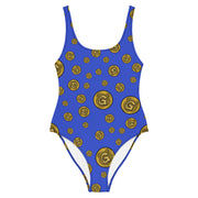 Gummi Blue One-Piece Swimsuit