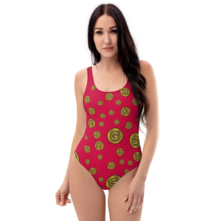 Gummi Red One-Piece Swimsuit