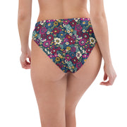 London Floral High Rise Recycled Bikini Bottom