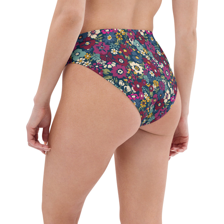 London Floral High Rise Recycled Bikini Bottom