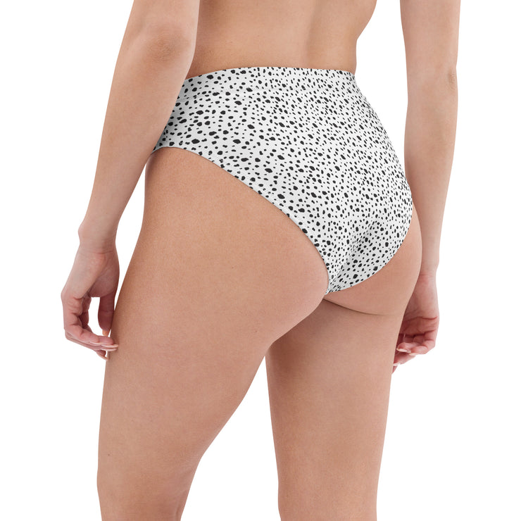 Dalmatian High Rise Recycled Bikini Bottom