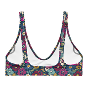 London Floral Recycled Bikini Top