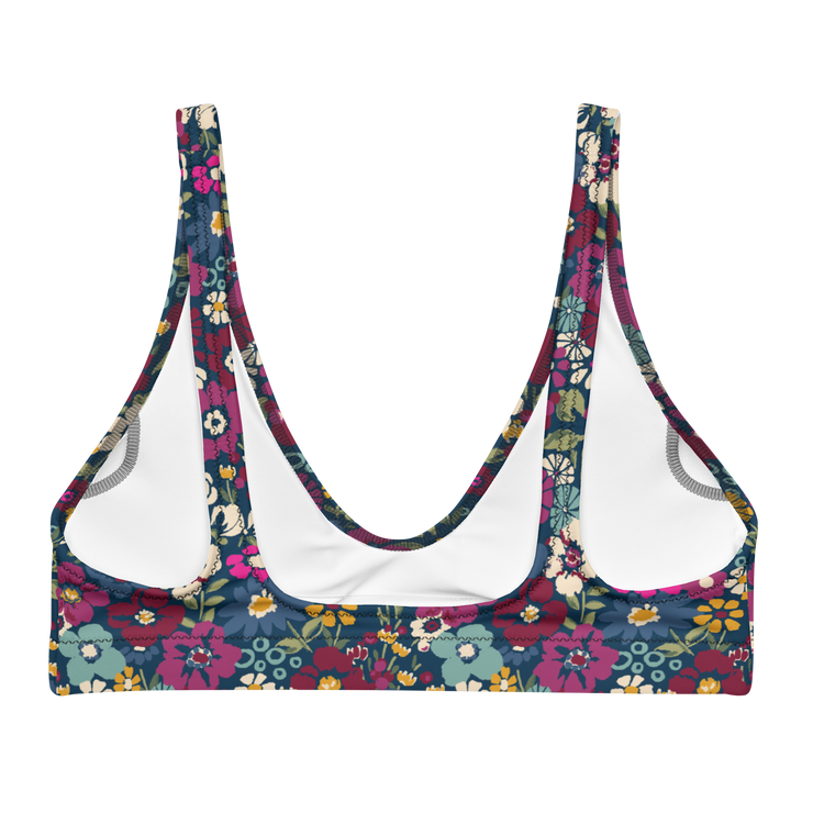 London Floral Recycled Bikini Top