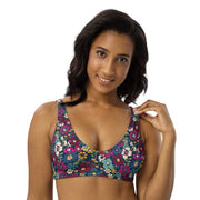 London Floral Recycled Bikini Top