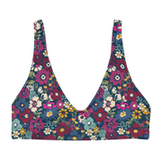 London Floral Recycled Bikini Top