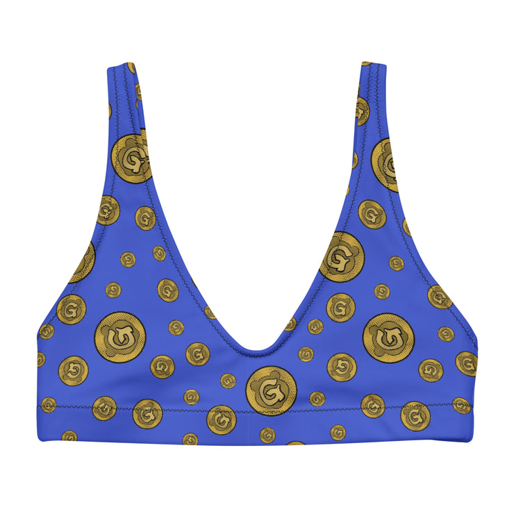 Gummi Blue Recycled Bikini Top