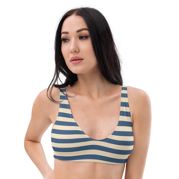 Smee Stripe Recycled Bikini Top