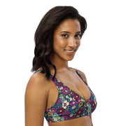 London Floral Recycled Bikini Top