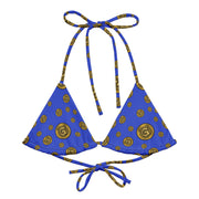 Gummi Blue Recycled String Bikini Top