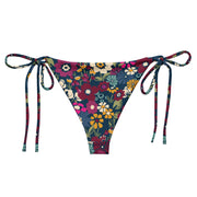 London Floral Recycled String Bikini Bottom