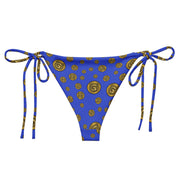 Gummi Blue Recycled String Bikini Bottom