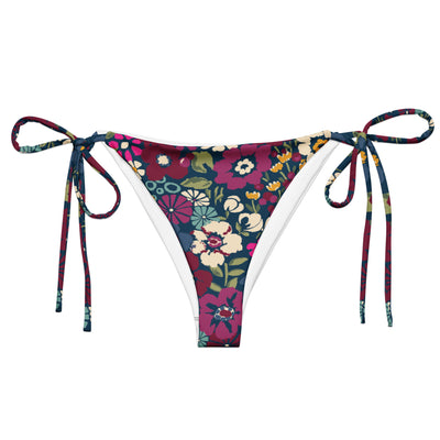 London Floral Recycled String Bikini Bottom