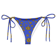 Gummi Blue Recycled String Bikini Bottom