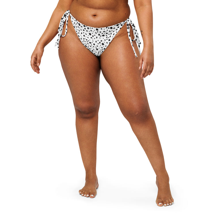 Dalmatian Recycled String Bikini Bottom