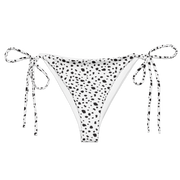 Dalmatian Recycled String Bikini Bottom