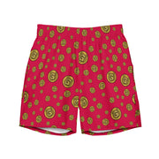 Gummi Red Recycled Swim Trunks