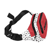 Dalmatian Red Split Waist Bag