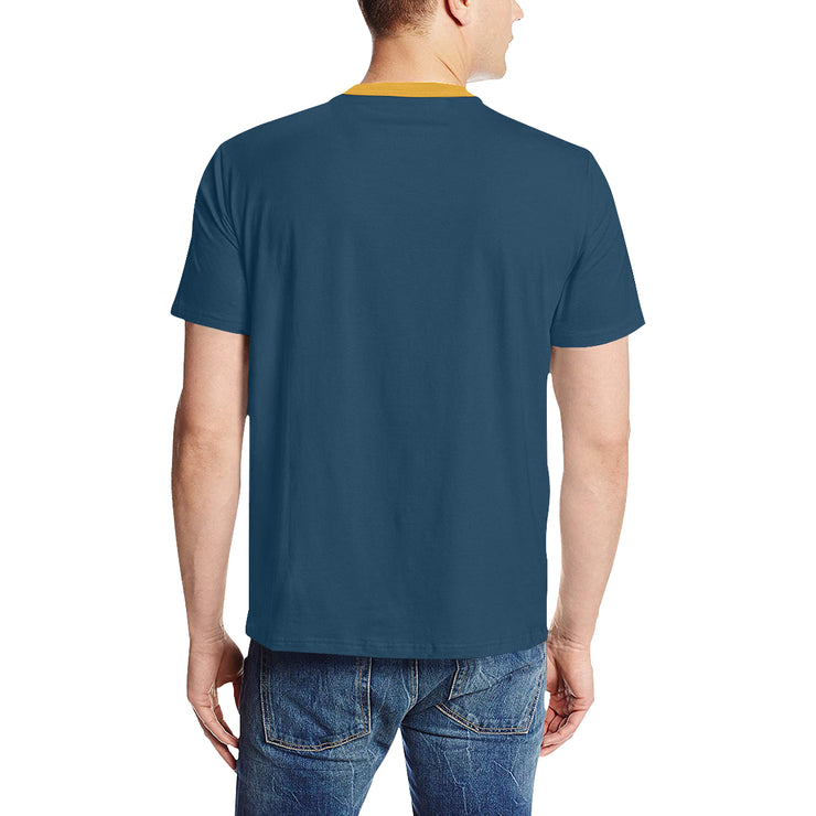 Neverland Unisex Navy Ringer T-Shirt