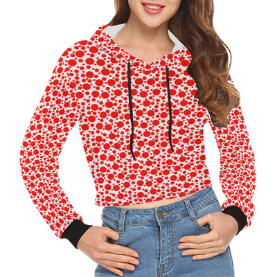 Speckle Dot Cropped Hoodies