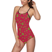 Gummi Red Slip One Piece Swimsuit