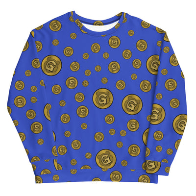 Gummi Unisex Blue Sweatshirt