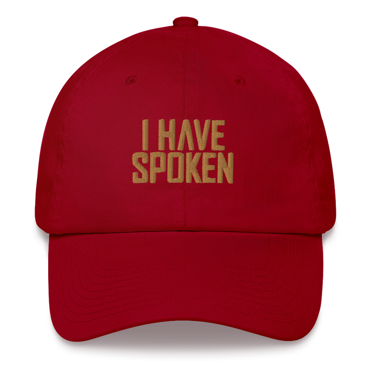 I Have Spoken Green Director Hat