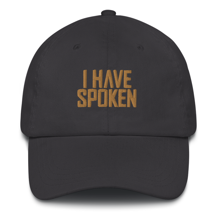 I Have Spoken Black Director Hat