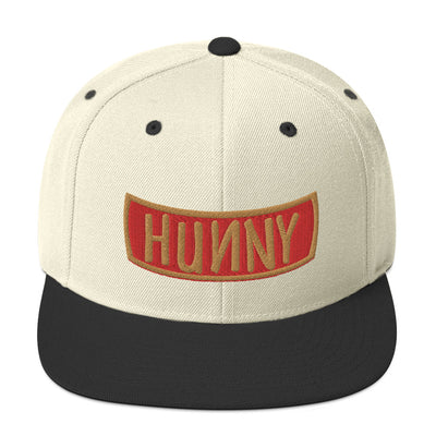 Hunny Natural & Black Snapback Hat