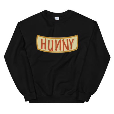 Hunny Unisex Black Sweatshirt