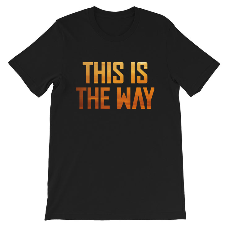 This Is The Way Mens Black T-Shirt