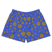 Gummi Blue Womens Athletic Short Shorts