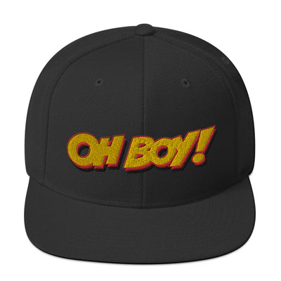 Oh Boy! Signature Black Snapback Hat