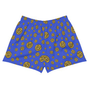 Gummi Blue Womens Athletic Short Shorts