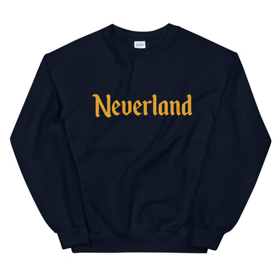 Neverland Unisex Navy Sweatshirt