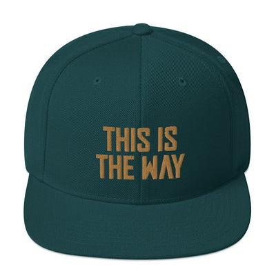 This Is The Way Green Snapback Hat